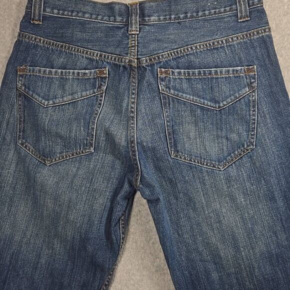 Anchor Blue Straight Boot Jeans Baggy Y2K 36x30 Wide Leg - Picture 7 of 11